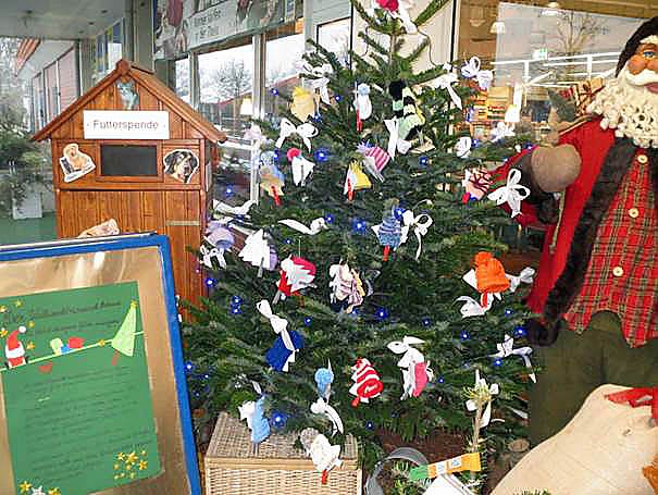 Weihnachtswunschbaum in Artern aufgestellt (Foto: Privat) Weihnachtswunschbaum in Artern aufgestellt (Foto: Privat)