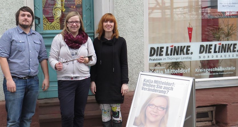 Von links: Tim Rosenstock, Katja Mitteldorf und Constanze Keller-Hofmeister (Foto: nnz)