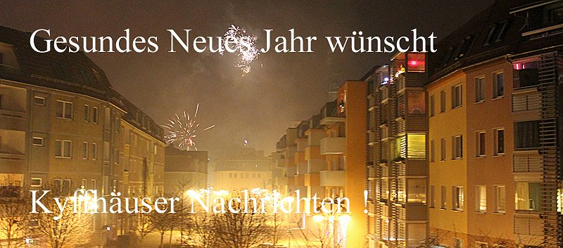 Feuerwerk &uuml;ber Sondershausen (Foto: Karl-Heinz Herrmann)