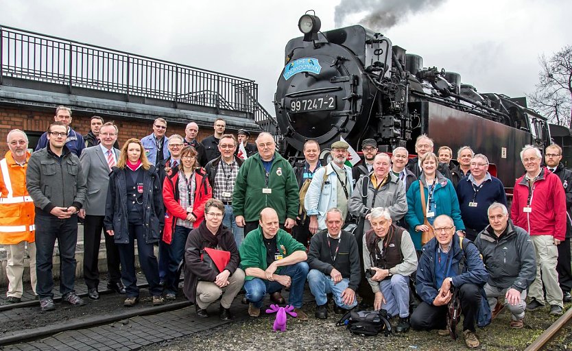 Besuch aus Schottland (Foto: Bahnsen/HSB) Besuch aus Schottland (Foto: Bahnsen/HSB)