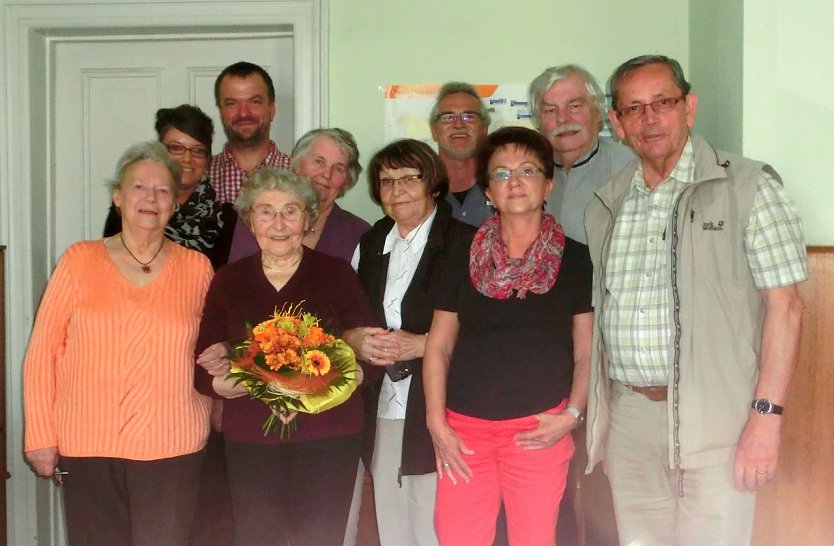 Erika Schirmer beim Freundeskreis Ostrów Wielkopolski (Foto: Ulrich Deutsch) Erika Schirmer beim Freundeskreis Ostrów Wielkopolski (Foto: Ulrich Deutsch)