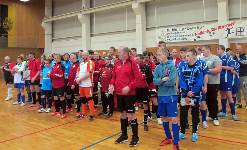 Fußballturnier in Nordhäuser Ballspielhalle (Foto: privat) Fußballturnier in Nordhäuser Ballspielhalle (Foto: privat)