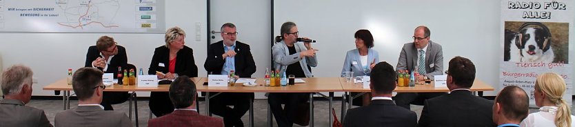 Blick auf das Podium (Foto: nnz)