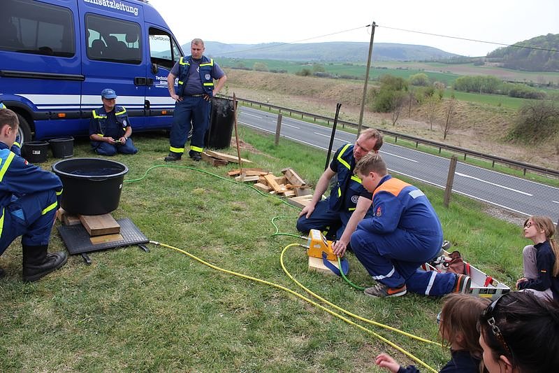 Berka in Flammen? (Foto: Karl-Heinz Herrmann)