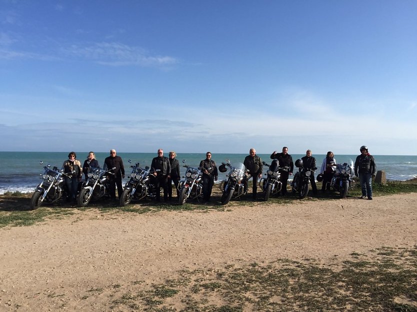 Die Rocketfreunde weilten im Februar im sch&ouml;nen Spanien. (Foto: Foto: privat)