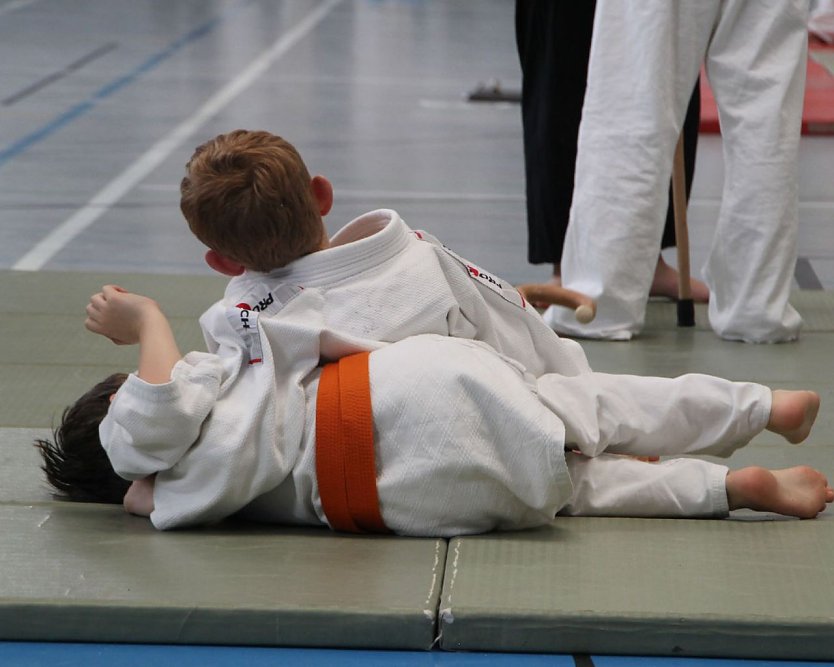 Auch der Judo-Nachwuchs des PSV zeigte sein K&ouml;nnen. (Foto: Foto: Verein)