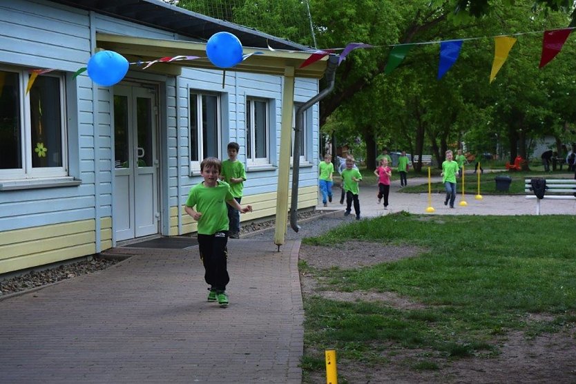 Runden f&uuml;r Nepal gelaufen (Foto: R. Schulze)