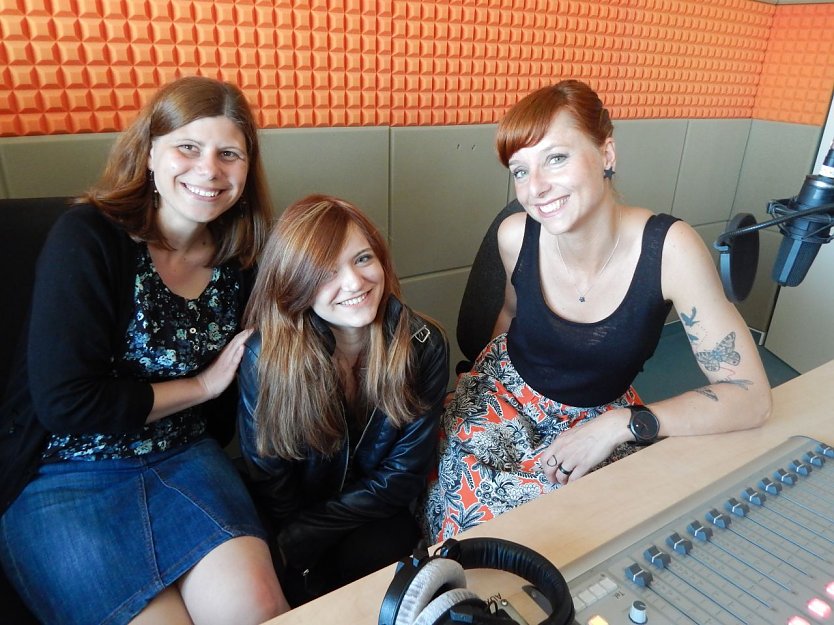 Gabriela Wotosz und Lenka Nagyova gemeinsam mit Nadja Gropp (Foto: Sandra Witzel) Gabriela Wotosz und Lenka Nagyova gemeinsam mit Nadja Gropp (Foto: Sandra Witzel)