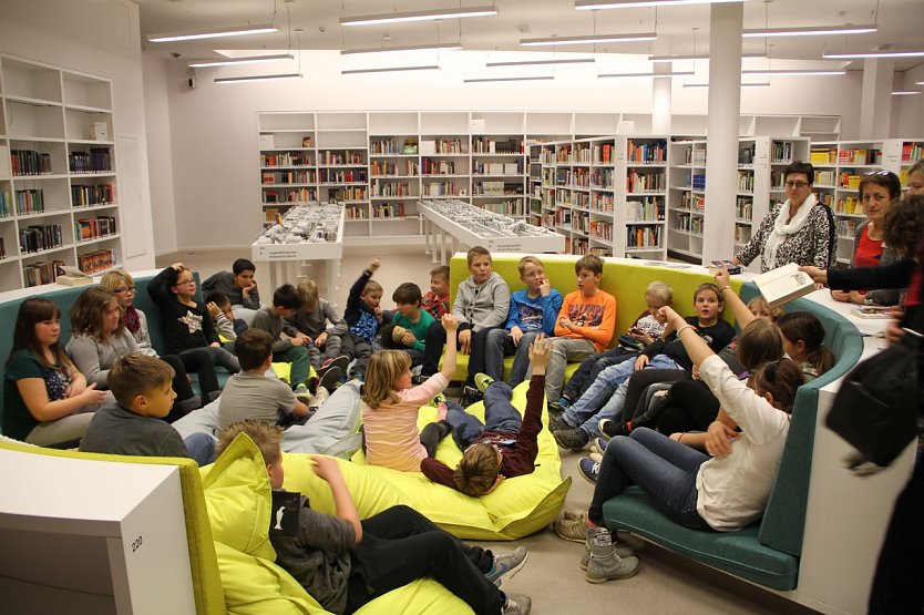 Erster Leseabend in der Nordh&auml;user Stadtbibliothek (Foto: Angelo Glashagel)