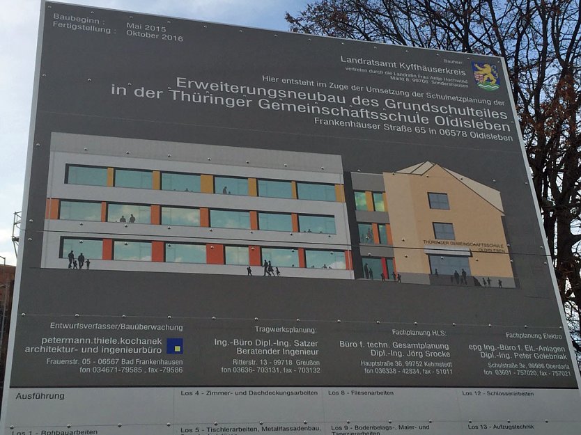 Richtfest an Schule in Oldisleben (Foto: Privat)