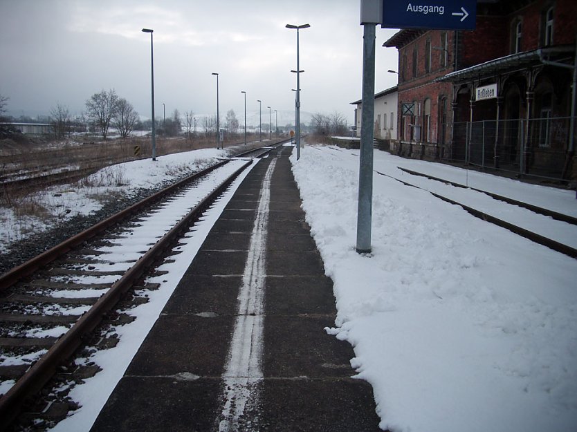 Mit der Bahn zur Wintersonenwende (Foto: IG Unxtrutbahn)