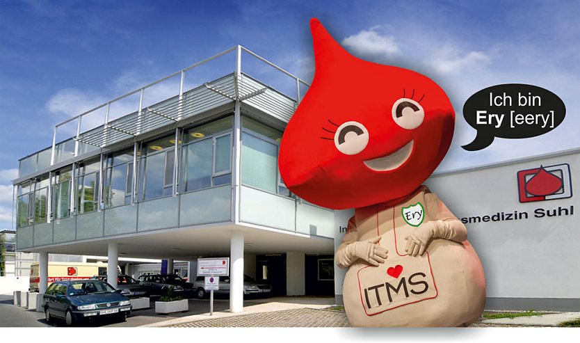 Zeige Blut – Spende Mut! (Foto: Instituts für Transfusionsmedizin Suhl Gemeinnützige GmbH) Zeige Blut – Spende Mut! (Foto: Instituts für Transfusionsmedizin Suhl Gemeinnützige GmbH)