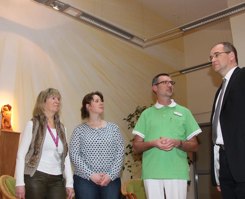Zu Besuch im Hospiz (Foto: J. Piper)