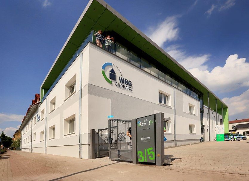 Die Gesch&auml;ftsstelle der WBG heute (Foto: Wohnungsbaugenossenschaft S&uuml;dharz)