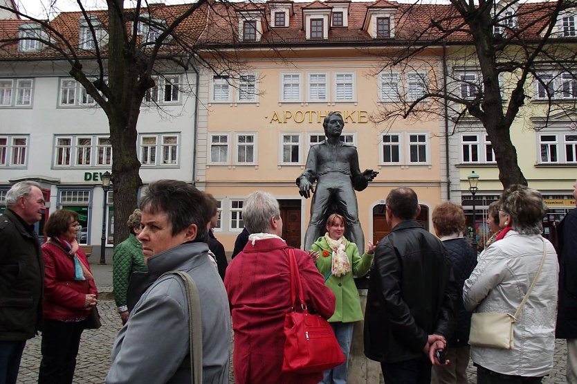 Am Bachdenkmal (Foto: Kurt Frank)