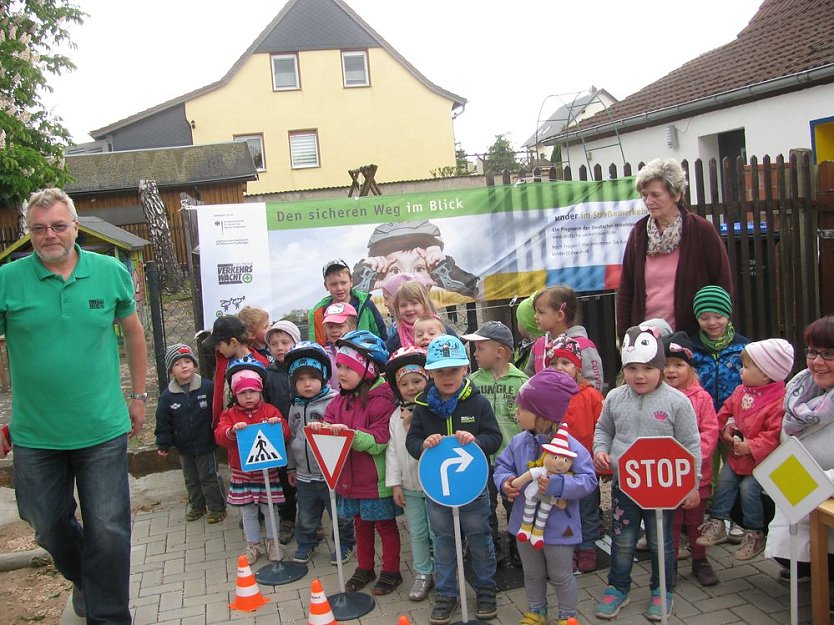 Verkehrssicherheitstag der Kita Sonnenschein Bottendorf (Foto: Bernd M&uuml;ller)