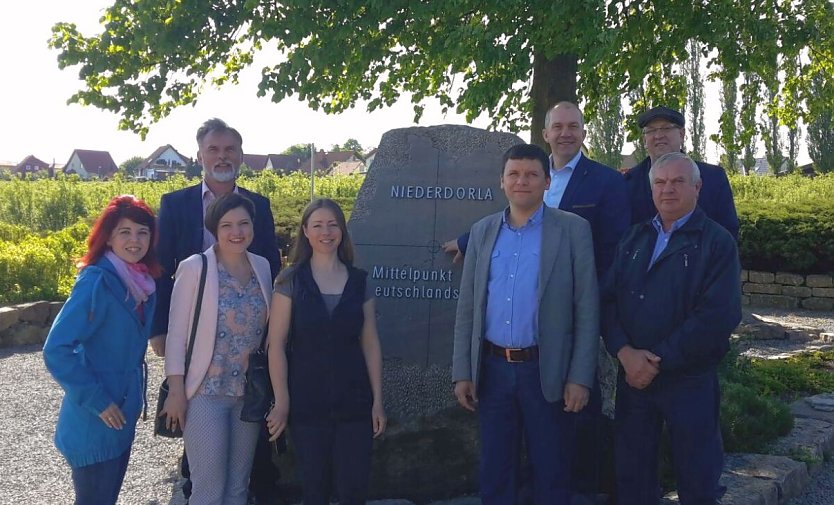 Litauische Delegation in Weltkulturerberegion unterwegs (Foto: Pressestelle Landratsamt Unstrut-Hainich Kreis)