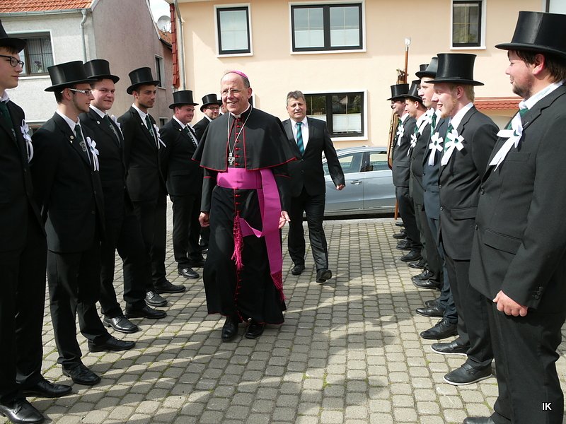 Mit Kirmesburschen (Foto: Ilka K&uuml;hn)