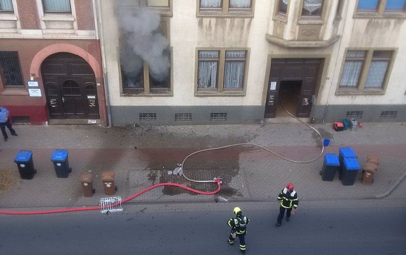 Wohnungsbrand in der Bochumer Stra&szlig;e (Foto: Josephine Schuchardt)
