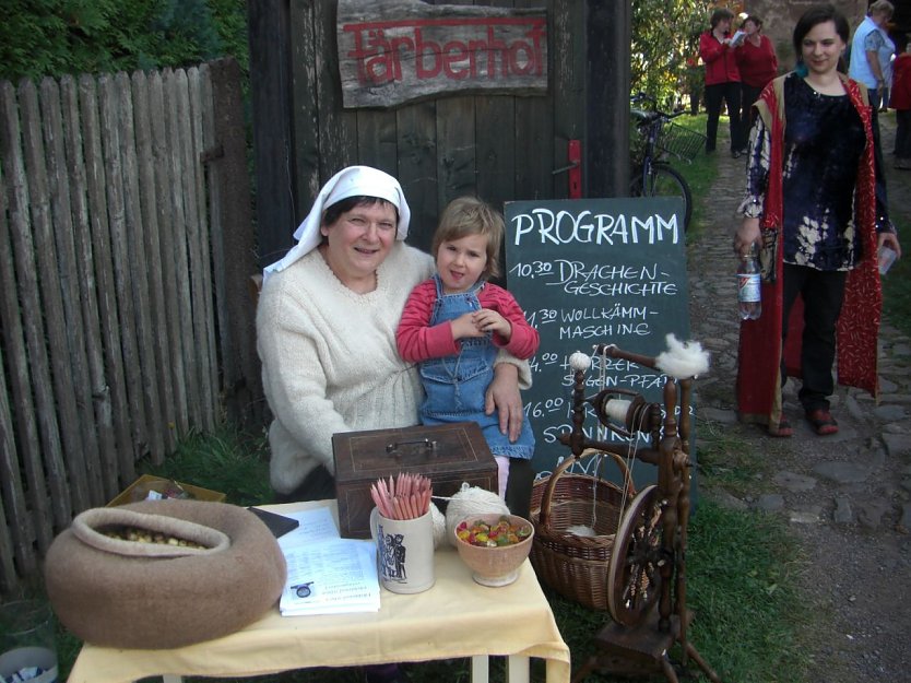 Kommende Woche findet wieder das Wollfest auf dem F&auml;rberhof in Ilfeld statt (Foto: Ulrike Tuschy)