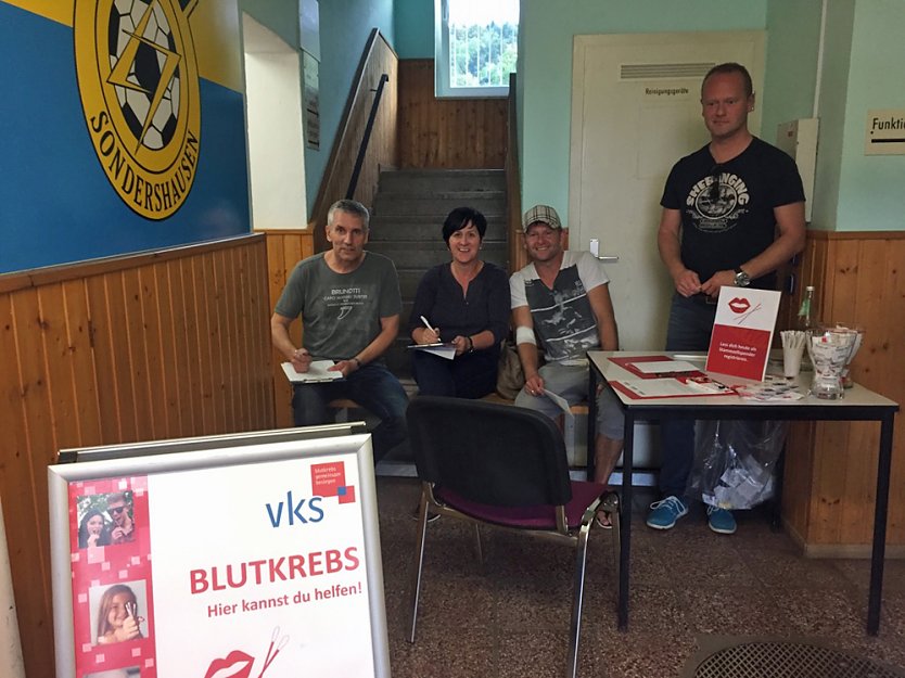 Blutspende und Typisierung (Foto: BSV Eintracht Sondershausen)