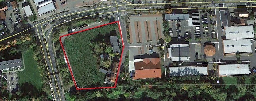 Hier soll die neue Feuerwache gebaut werden. Quelle: Google Earth (Foto: Google Earth)