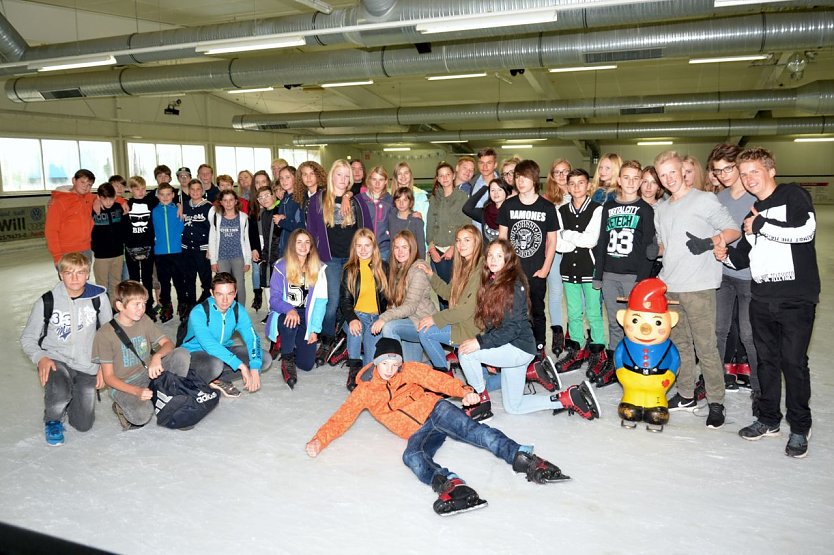 Jugendaustausch der Regelschule K&auml;the-Kollwitz Nordhausen (Foto: Karin Czosnykowski)