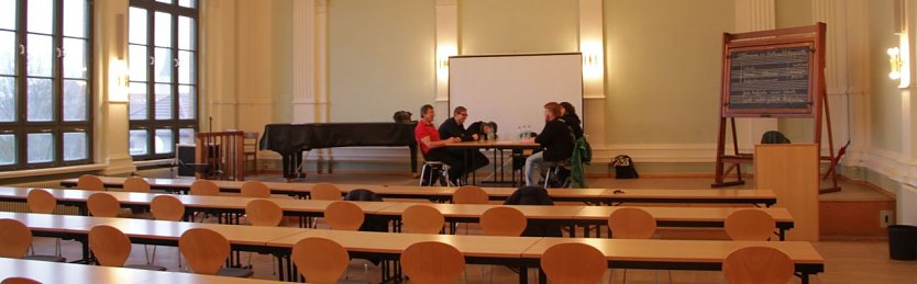 Interview statt Podiumsdiskussion -  der Tag der jungen Kommunalpolitik (Foto: Angelo Glashagel)