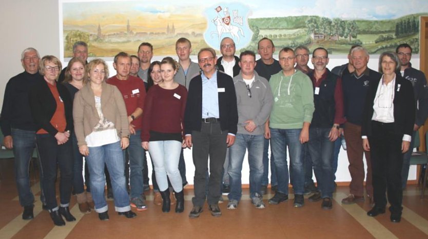 Teilnehmer der Schulung (Foto: Dr. Sylvia B&ouml;hme)