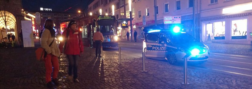 Unfall mit der Stra&szlig;enbahn (Foto: Peter Blei)