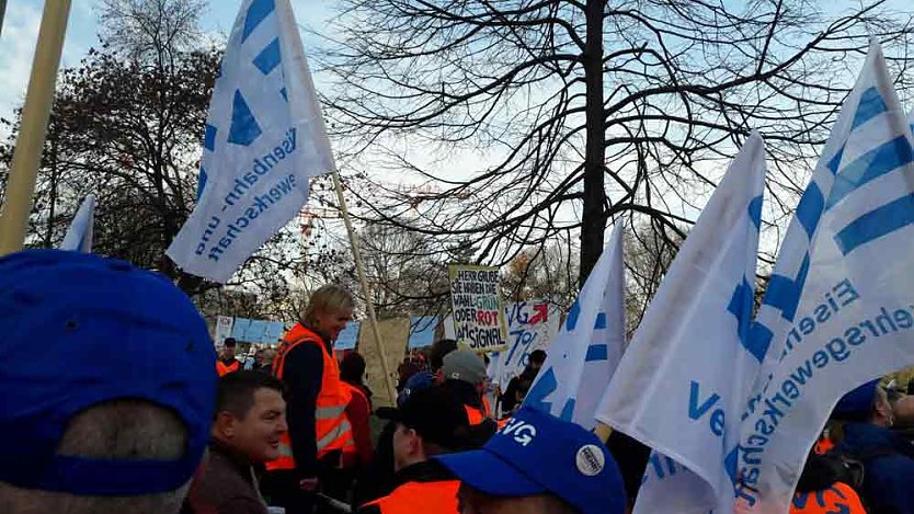 EVG fordert Tariferh&ouml;hung (Foto: Eisenbahn- und Verkehrsgewerkschaft)