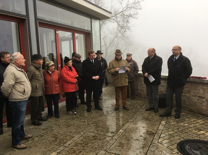 Einweihung des Referenzpunktes (Foto: Natalie Hünger) Einweihung des Referenzpunktes (Foto: Natalie Hünger)