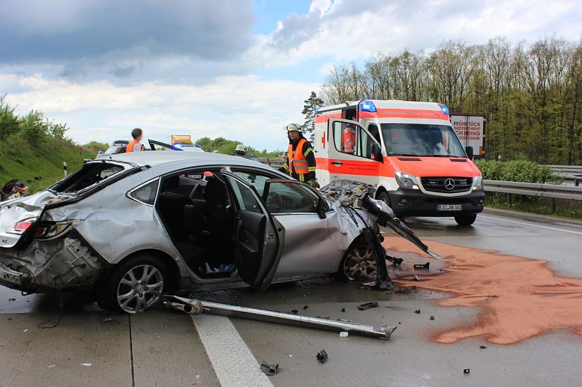 Unfall  (Foto: Feuwerwehr Heilibad Heiligenstadt)