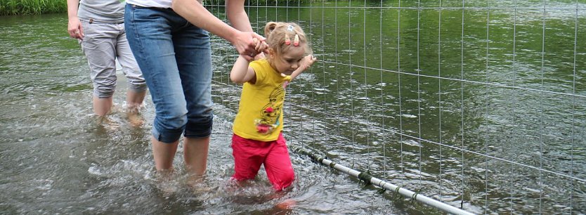 Ab ins Wasser - in der Zorge hie&szlig; es heute wieder "Anwassern" (Foto: Angelo Glashagel)