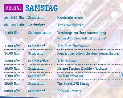 Feuchter Beginn beim Residenzfest (Foto: Karl-Heinz Herrmann)