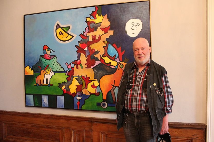 Soloauftritt in Farbe (Foto: Karl-Heinz Herrmann)