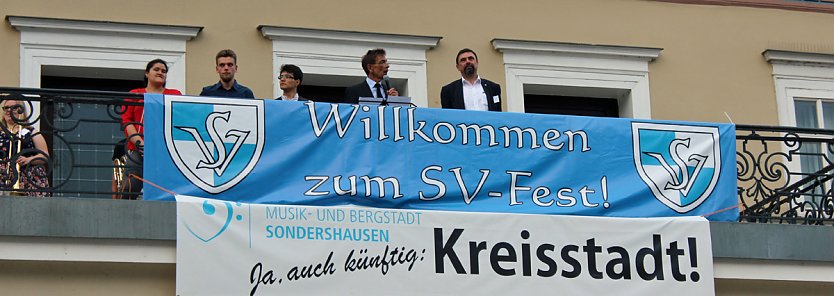 SV Fest zum 150 j&auml;hrigen Bestehens er&ouml;ffnet (Foto: Karl-Heinz Herrmann)