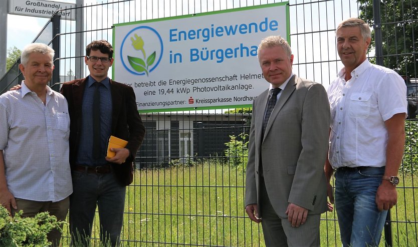 Claus M&uuml;ller, Sebastian Kupfer, Peter Kohl und Gerold Reinhardt. (Foto: Susanne Schedwill)