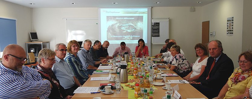 Nationaler GeoPark Kyffh&auml;user auf dem Pr&uuml;fstand (Foto: Landratamt Kyffh&auml;userkreis)