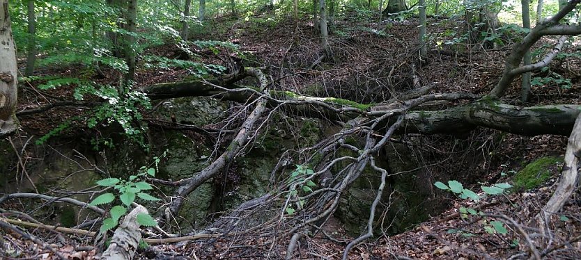 Gab es hier einst einen Eingang zu B3c (Foto: nnz)