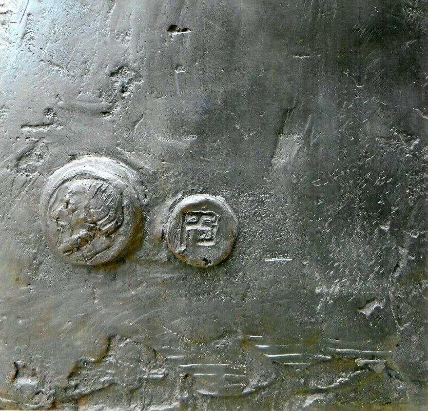 Signatur und Melanchthon Medaille (Foto: Heidelore Kneffel)