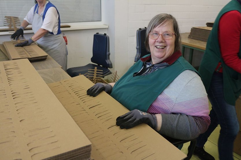 Die Vielfalt macht's - in den Werkst&auml;tten der Lebenshilfe konnte man heute wieder sehen, wie gearbeitet wird (Foto: Angelo Glashagel)