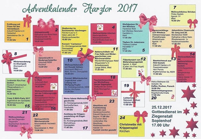 Harztor Adventskalender (Foto: Zukunft Harztor) Harztor Adventskalender (Foto: Zukunft Harztor)