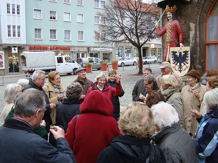 Das Glas erhoben (Foto: J. Seifert)