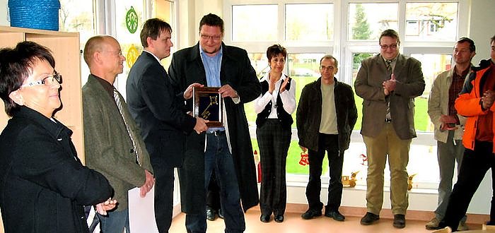 &Uuml;bergeben (Foto: GV Ellrich)