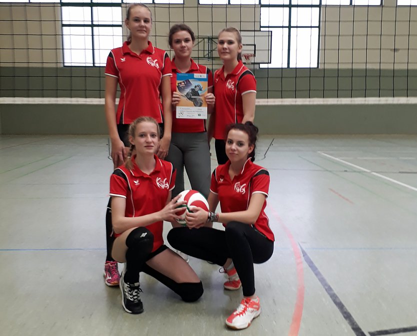 "Jugend trainiert f&uuml;r Olympia" - Volleyball (Foto: Uwe R&uuml;diger)