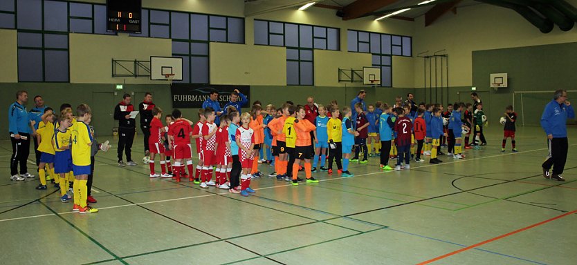 E-Junioren im Hallencup 2019 (Foto: Karl-Heinz Herrmann)