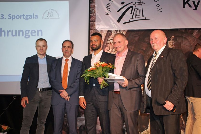 Zwei bemerkenswerte H&ouml;hepunkte bei der Sportgala (Foto: Karl-Heinz Herrmann)