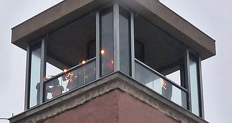 Turmblasen mit Posuanenchor Sondershausen (Foto: Karl-Heinz Herrmann)