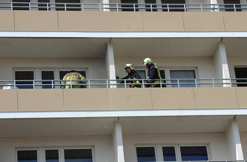 Brand auf Balkon in Sondershausen (Foto: Karl-Heinz Herrmann) Brand auf Balkon in Sondershausen (Foto: Karl-Heinz Herrmann)